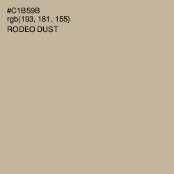 #C1B59B - Rodeo Dust Color Image